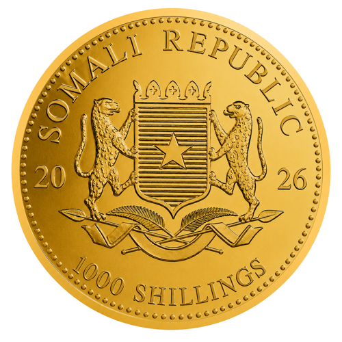 1 oz Zilonis 2026 Somālijas zelta monēta (2)
