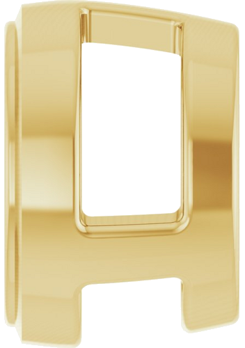 Pakabukas „Round Bezel-Set Slide“ 585 Geltonojo Aukso Round 5.8mm (3)