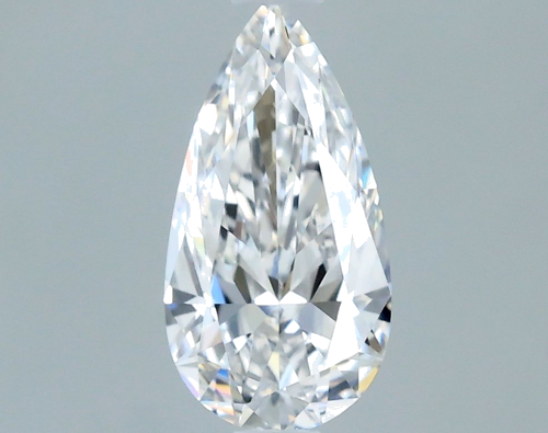 0.51 carat E-VVS1 Natūralus Pear Deimantas (1)
