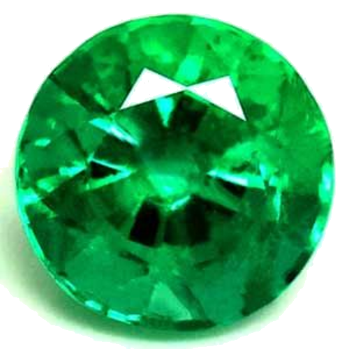 0.48 carat GREEN Round Smaragdas (1)