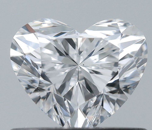 0.55 carat D-VS2 Natūralus Heart Deimantas (1)