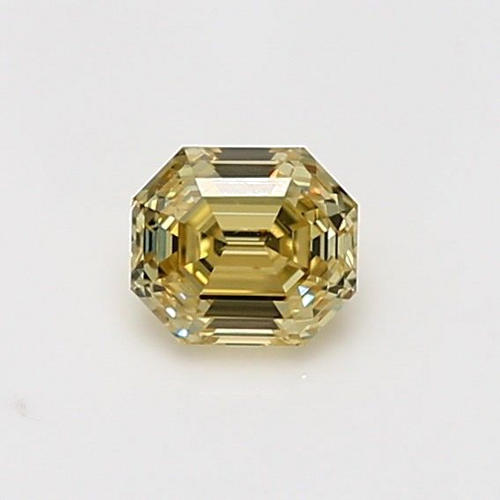0.57 carat Yellow-SI1 Natūralus Emerald Deimantas (1)