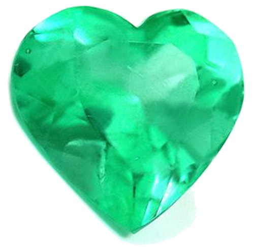 5.3 carat GREEN Heart Smaragdas (1)