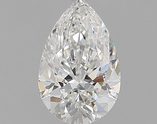 0.6 carat F-VS1 Natūralus Pear Deimantas (1)