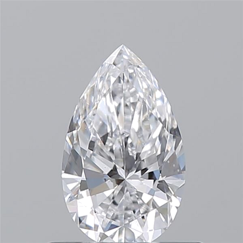 0.59 carat D-VS2 Natūralus Pear Deimantas (1)