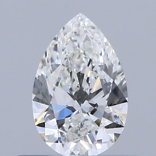0.4 carat G-VS1 Natūralus Pear Deimantas (1)