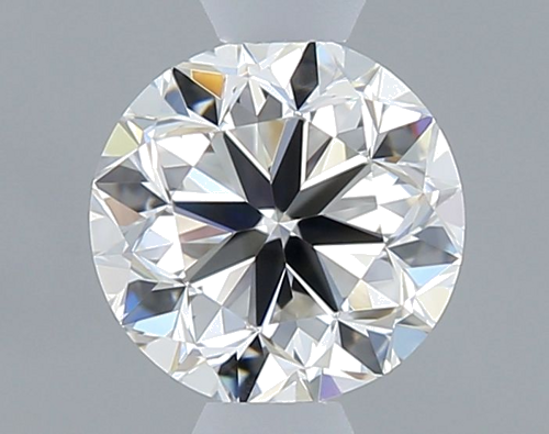 0.5 carat H-VVS1 GD cut Natūralus Round Deimantas (1)