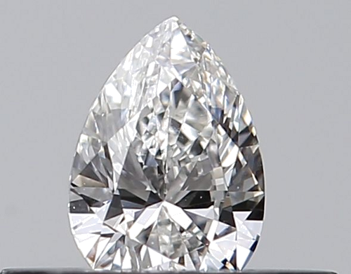 0.24 carat F-VVS2 Natūralus Pear Deimantas (1)