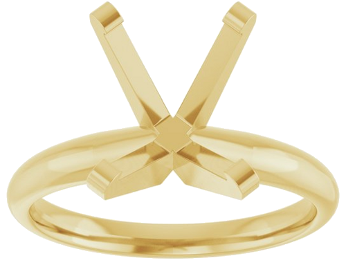 Sužadėtuvių Žiedas „Solitaire“ 14k yellow gold Oval 11mm x 9mm (3)