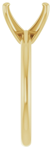 Sužadėtuvių Žiedas „Solitaire“ 14k yellow gold Square 7mm (4)