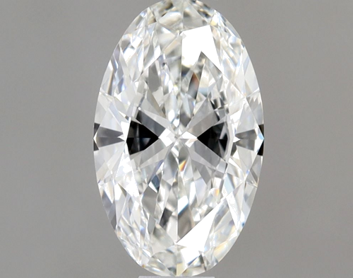 0.5 carat F-VVS2 Natūralus Oval Deimantas (1)
