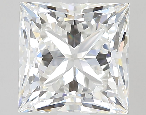 1.61 carat F-VVS2 Natūralus Princess Deimantas (1)