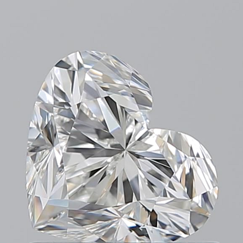 0.92 carat G-VVS2 Natūralus Heart Deimantas (1)
