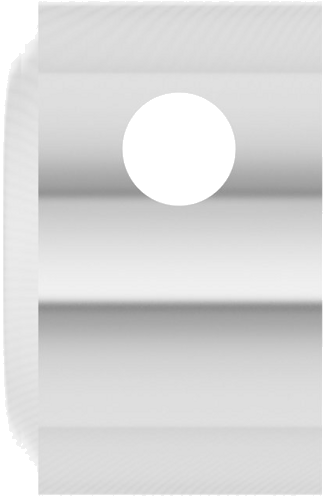 Pakabukas „Solitaire“ 585 Baltojo Aukso Round 3.8mm (3)