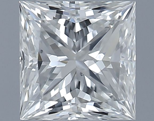 0.53 carat H-VS2 Natūralus Princess Deimantas (1)