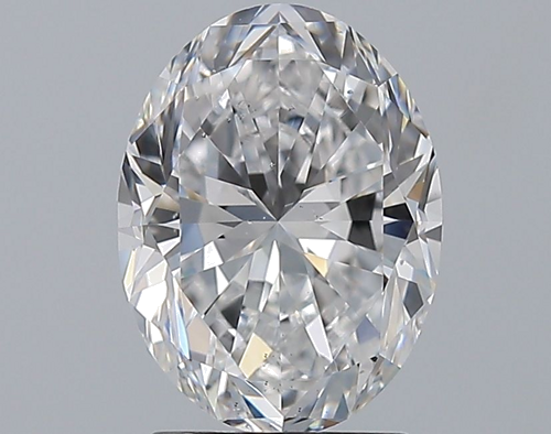 2.5 carat D-SI1 Natūralus Oval Deimantas (1)