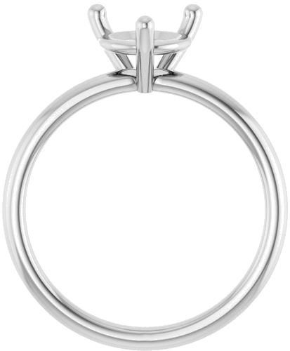 Sužadėtuvių Žiedas „Solitaire“ 14k white gold Round 7.4mm (2)
