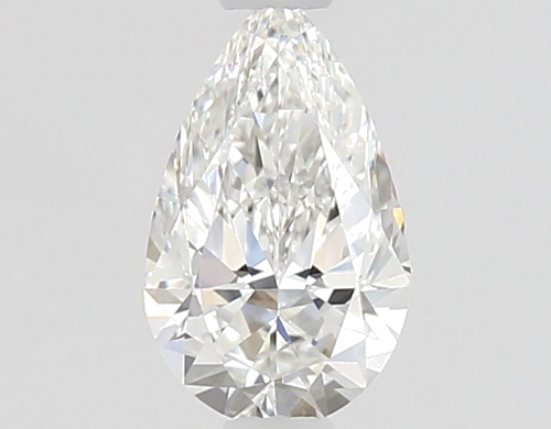 0.52 carat F-VVS1 Natūralus Pear Deimantas (1)