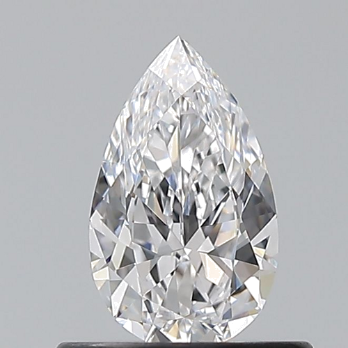 0.5 carat D-VVS2 Natūralus Pear Deimantas (1)