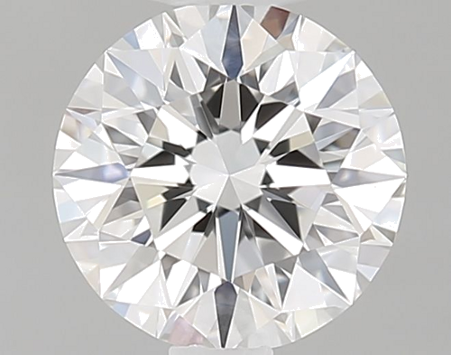 0.57 carat F-VVS1 Excellent cut Natūralus Round Deimantas (1)