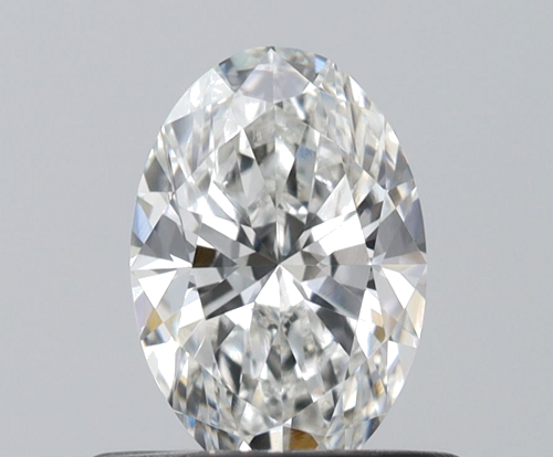 0.51 carat G-VVS2 Natūralus Oval Deimantas (1)
