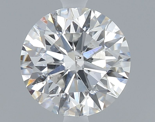 0.61 carat F-SI2 Excellent cut Natūralus Round Deimantas (1)