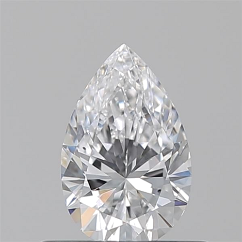 0.5 carat D-SI1 Natūralus Pear Deimantas (1)
