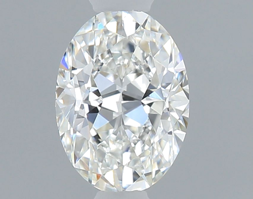 0.5 carat F-VVS2 Natūralus Oval Deimantas (1)