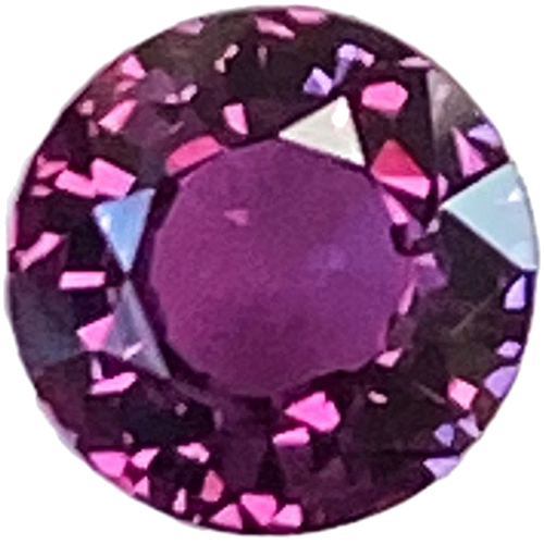 0.62 carat PINK Round Safyras (1)