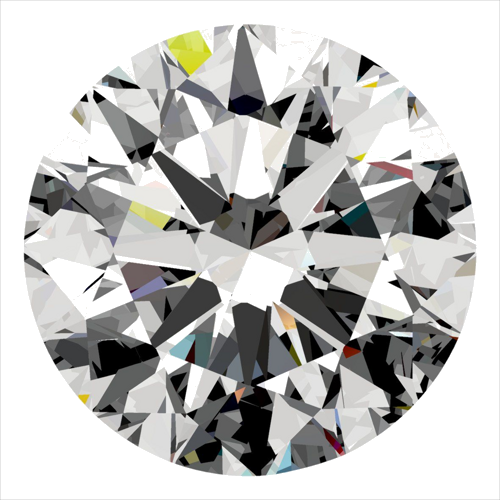 0.31 carat H-SI1 Excellent cut Natūralus Round Deimantas (1)