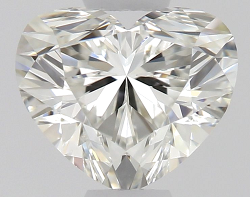 0.52 carat H-VS2 Natūralus Heart Deimantas (1)