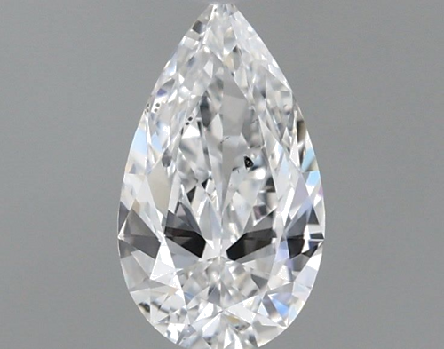 0.45 carat D-SI2 Natūralus Pear Deimantas (1)