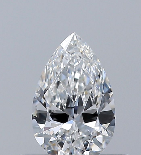 0.34 carat F-VS1 Natūralus Pear Deimantas (1)