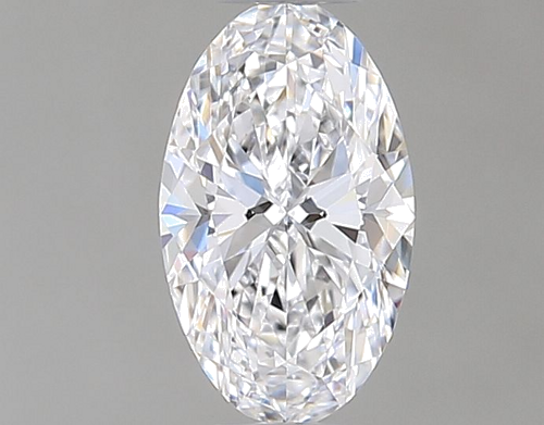 0.37 carat D-VVS1 Natūralus Oval Deimantas (1)