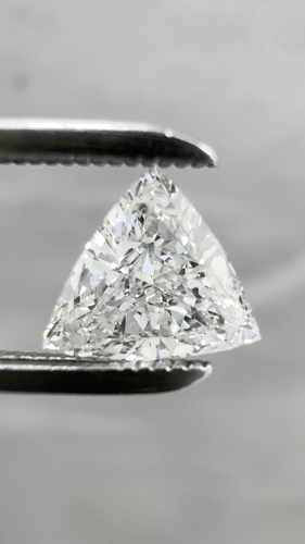 0.6 carat F-SI1 Natūralus Triangular Deimantas (1)