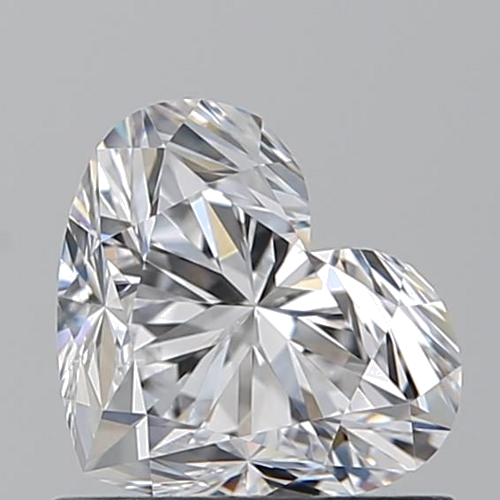 0.9 carat D-VVS2 Natūralus Heart Deimantas (1)