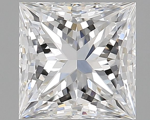 0.5 carat E-VVS2 Natūralus Princess Deimantas (1)