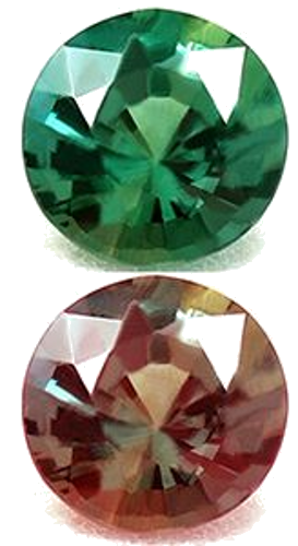 0.16 carat GREEN Round Alexandrite (1)