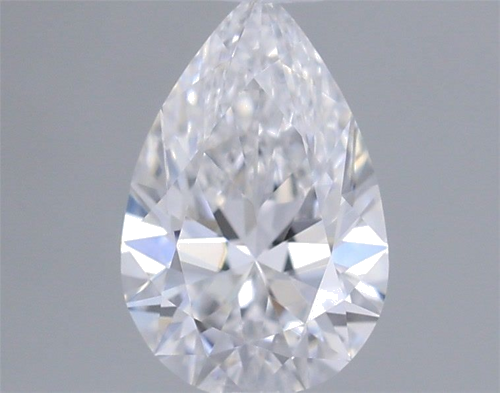 0.33 carat D-VVS1 Natūralus Pear Deimantas (1)