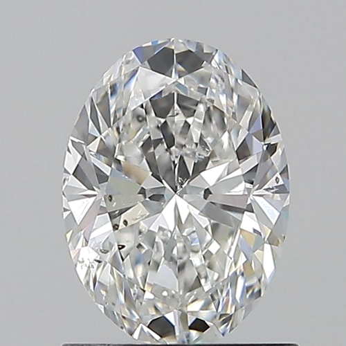 1.01 carat F-SI1 Natūralus Oval Deimantas (1)