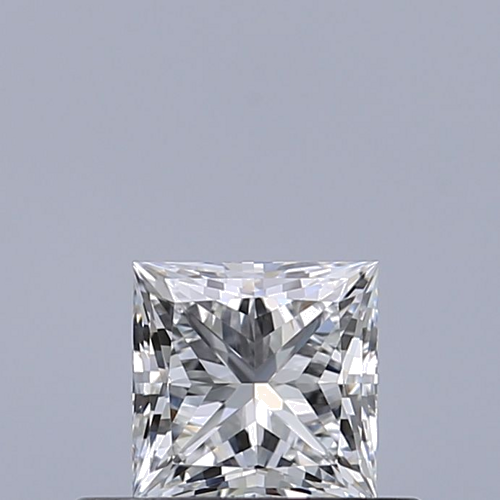 0.42 carat E-VVS1 Natūralus Princess Deimantas (1)
