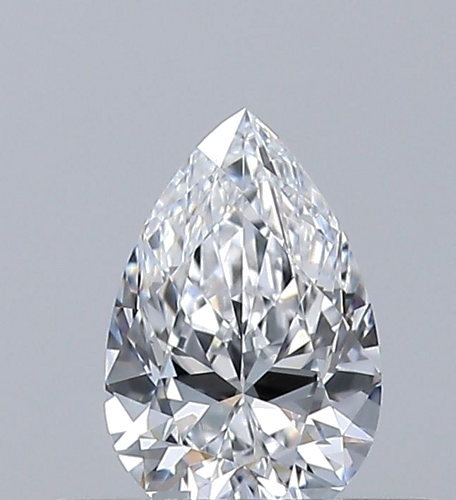 0.3 carat D-IF Natūralus Pear Deimantas (1)