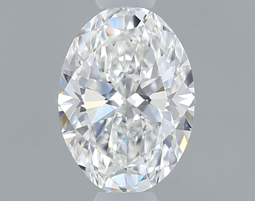 0.4 carat F-VVS2 Natūralus Oval Deimantas (1)