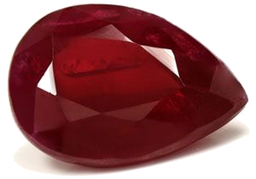 2.82 carat RED Pear Rubinas (1)