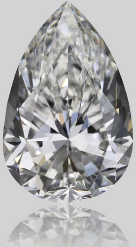 0.8 carat G-SI1 Natūralus Pear Deimantas (1)