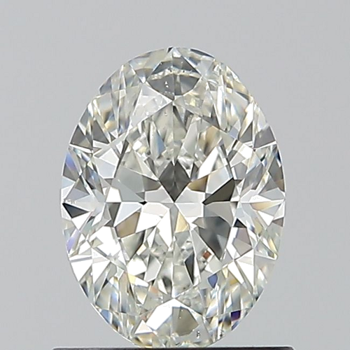 0.9 carat H-SI1 Natūralus Oval Deimantas (1)