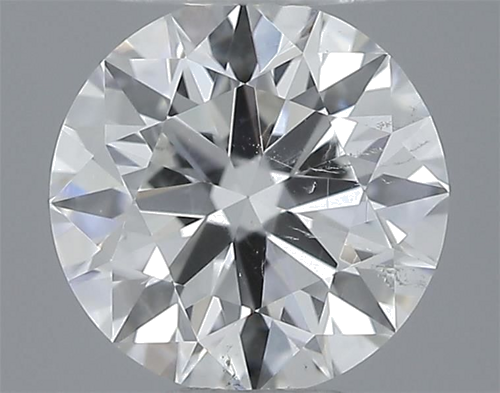 0.51 carat G-SI2 Excellent cut Natūralus Round Deimantas (1)