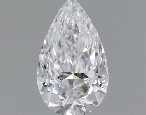 0.5 carat D-VS1 Natūralus Pear Deimantas (1)