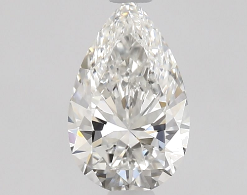 0.63 carat F-VVS1 Natūralus Pear Deimantas (1)