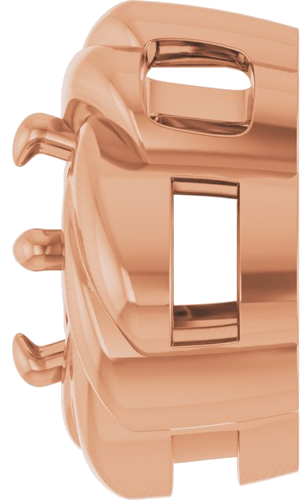 Pakabukas „Knot“ 585 Rožinis Aukso Round 3.5mm (3)